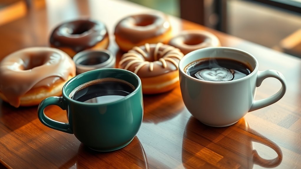perfect krispy kreme coffee pairing