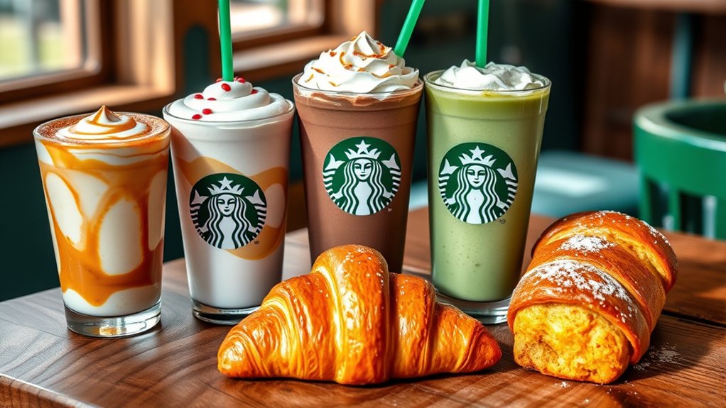 popular starbucks menu items