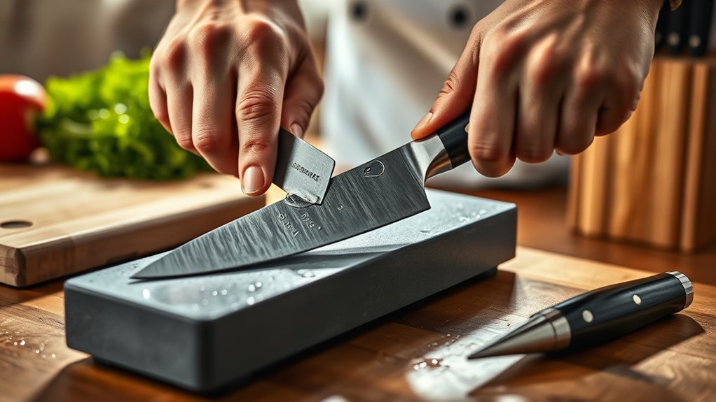 proper knife sharpening process
