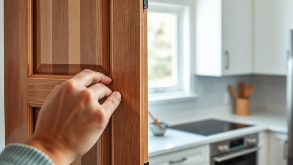 remove door and panel carefully