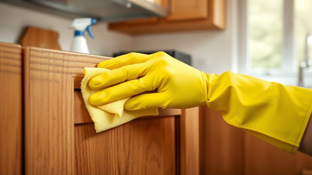 remove dust and crumbs
