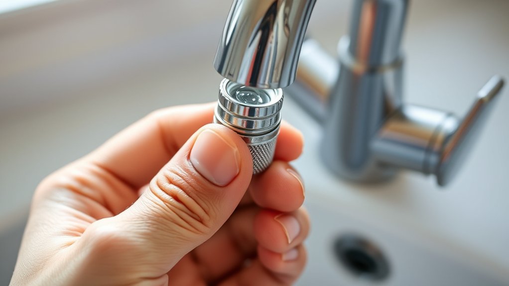 remove faucet aerator safely