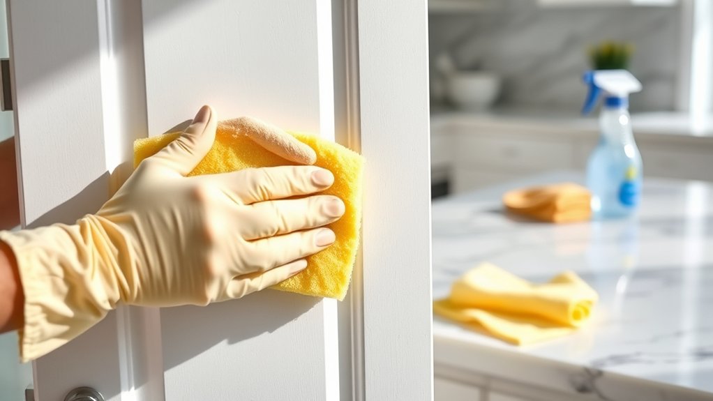 remove grease before painting