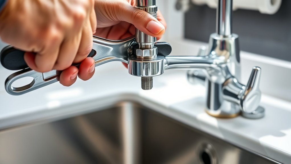 remove kitchen faucet easily
