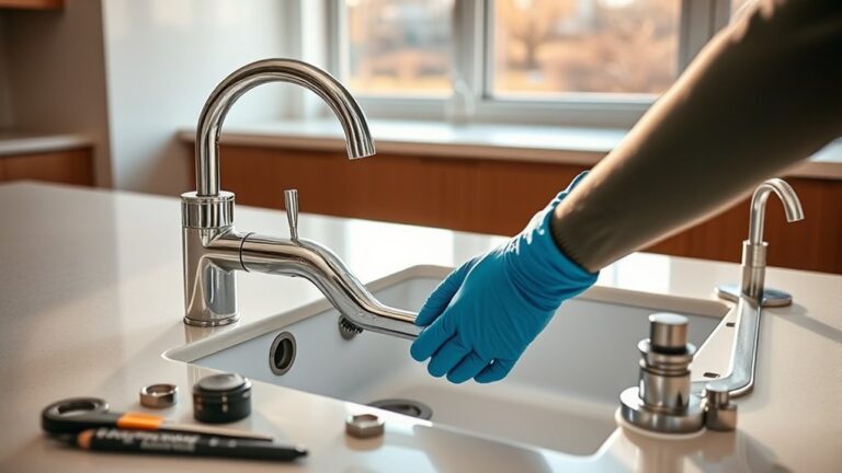 replacing a kitchen faucet