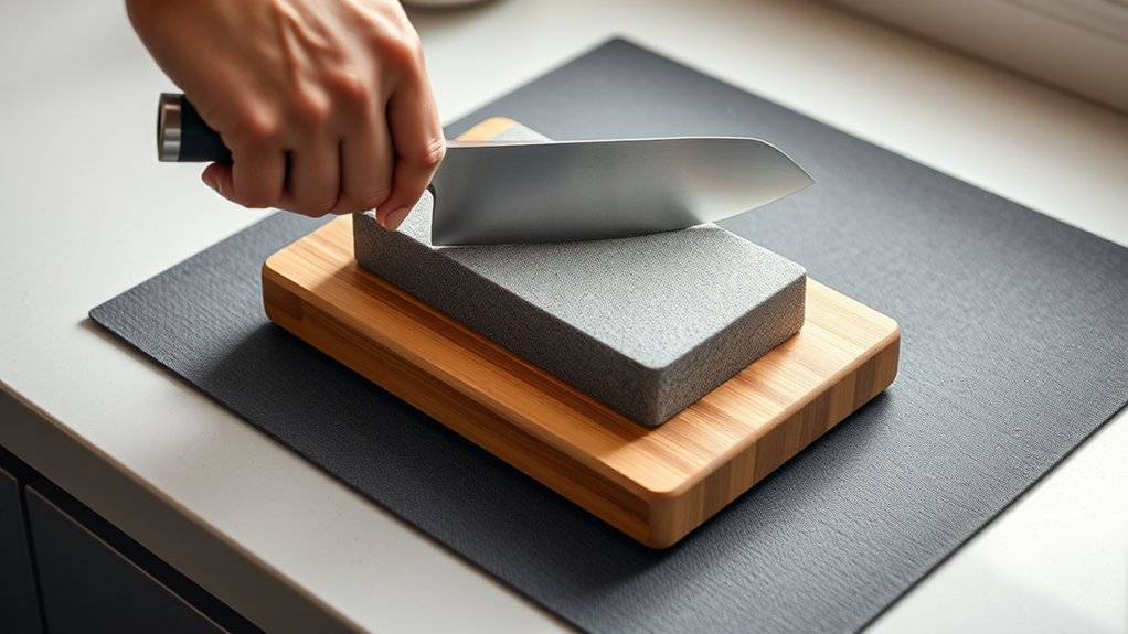 safe sharpening workspace setup