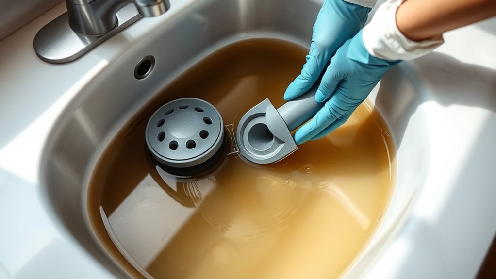 safely remove standing water