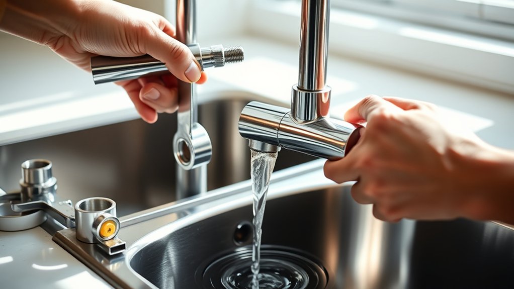 secure faucet check leaks