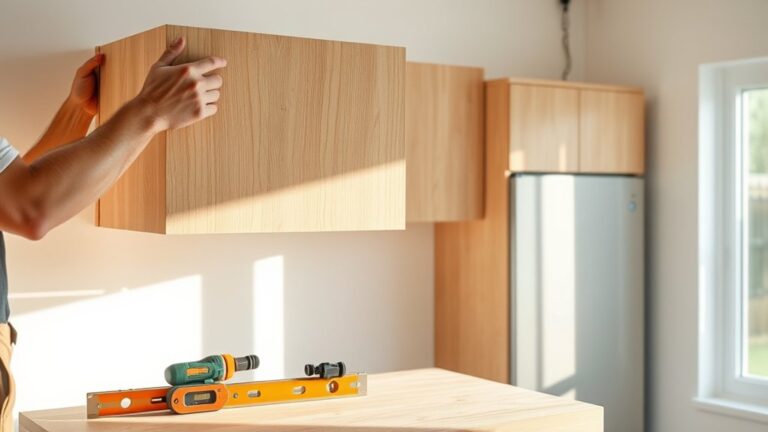 securely install cabinet brackets
