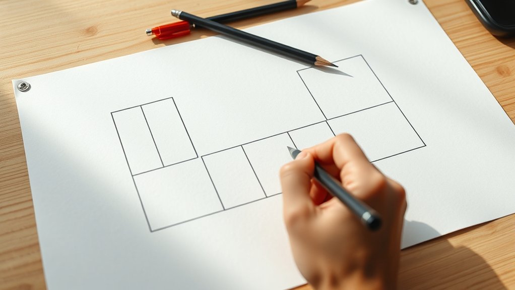 sketch cabinets and countertops