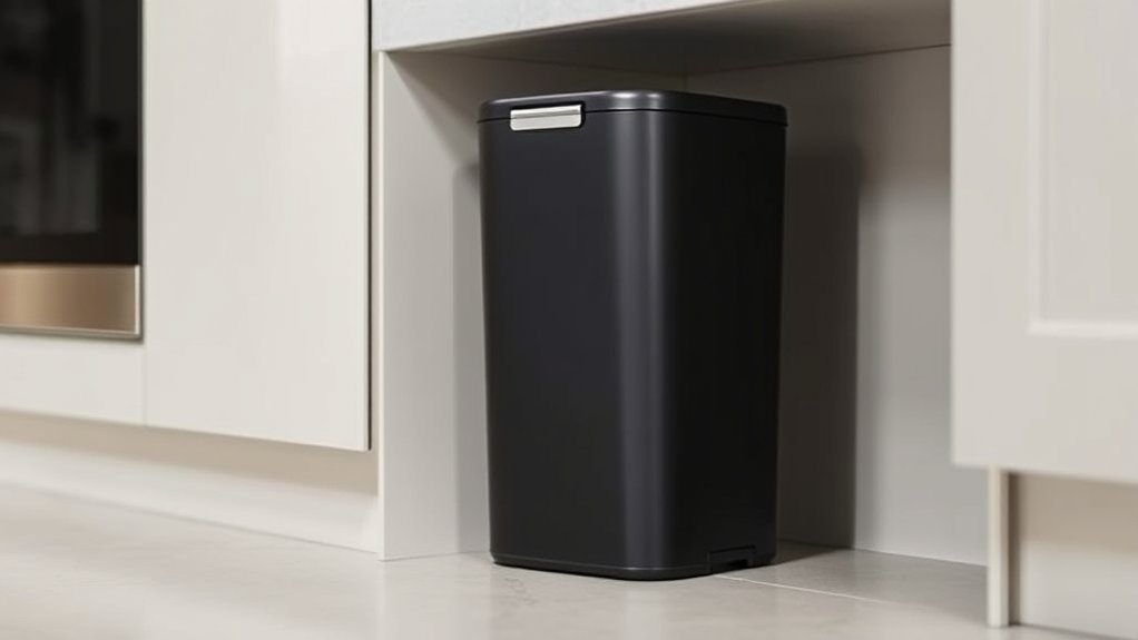 small space saving waste bin