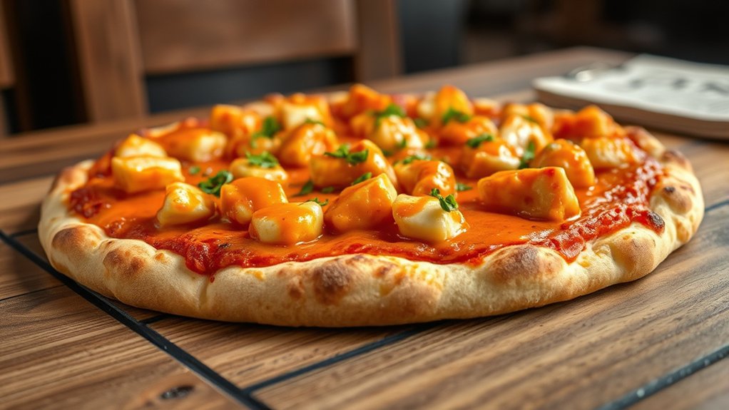 spicy cheesy shareable pizza