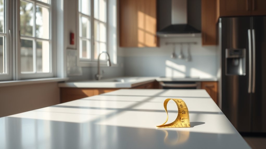 standard height for counters
