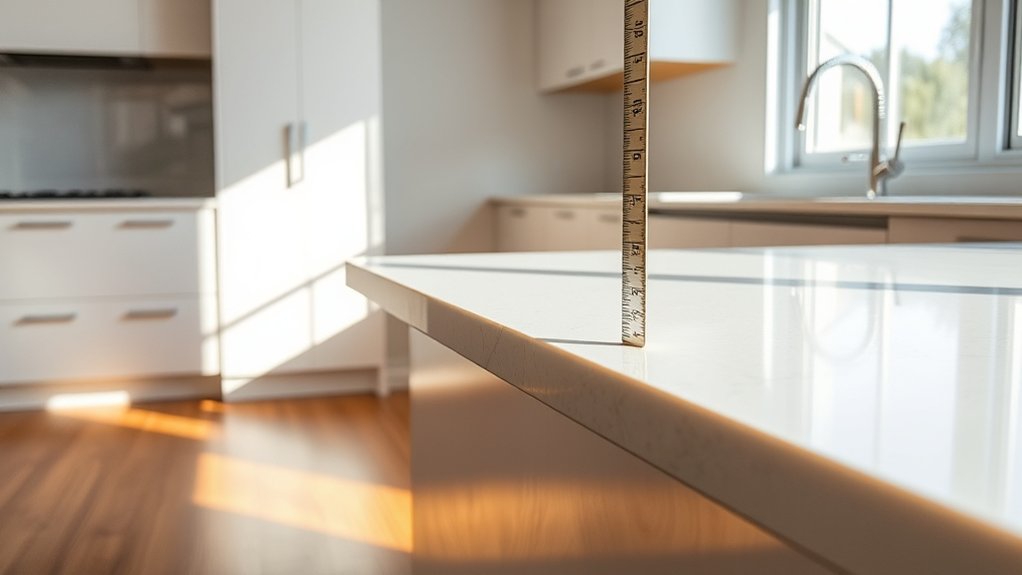 standard height for counters