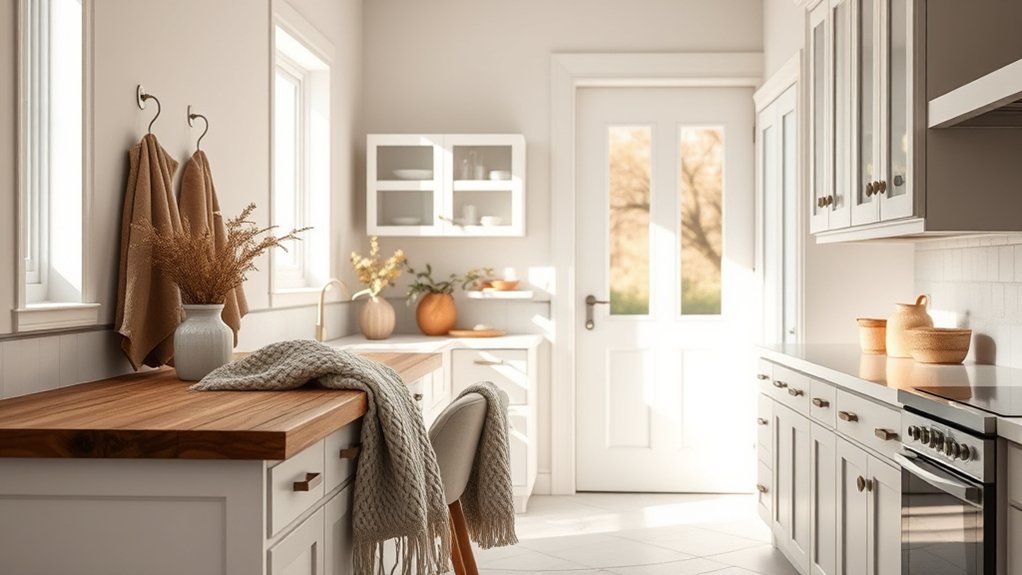 textured kitchen accents