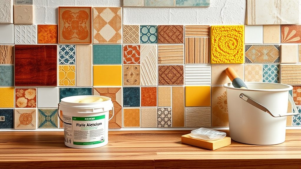tile selection and installation