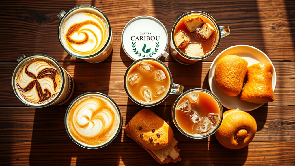 top caribou coffee menu