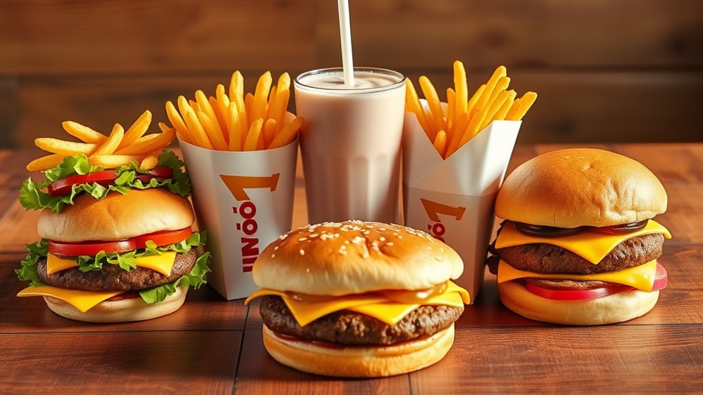 top five menu favorites