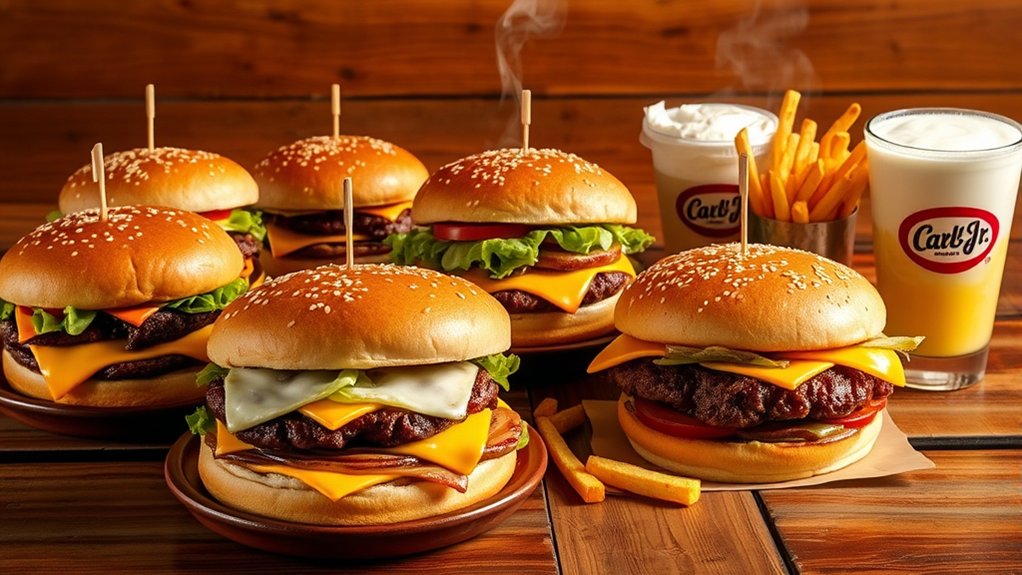 top seven menu items