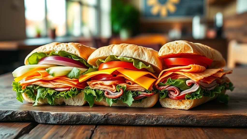 top subway menu items