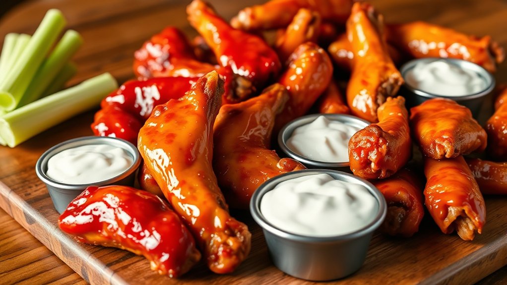 traditional bone in wing options