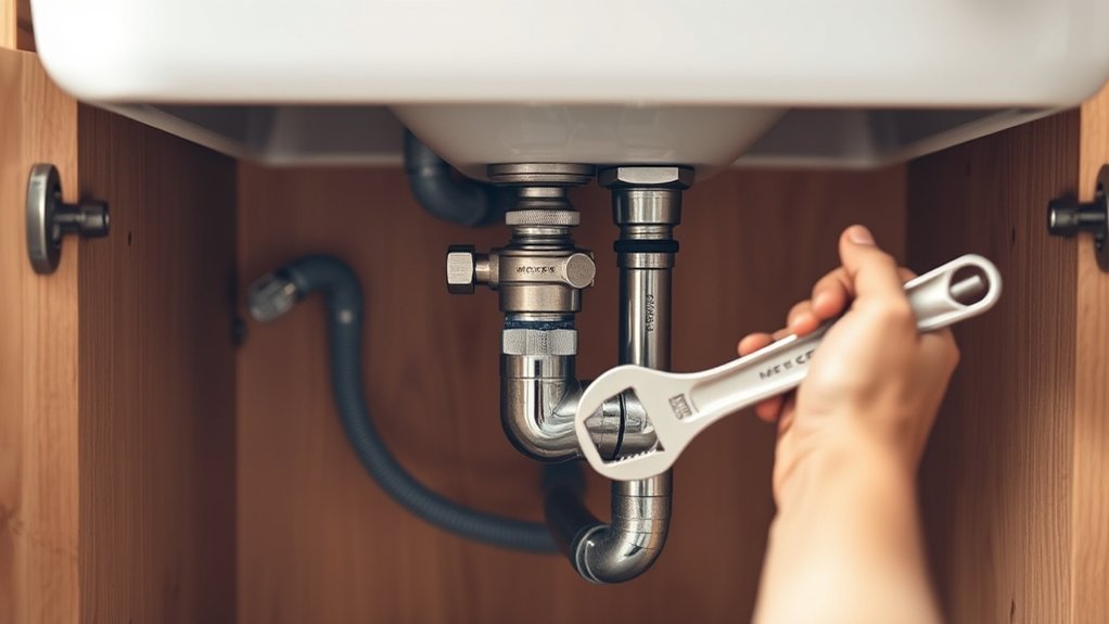 turn off valves disconnect lines