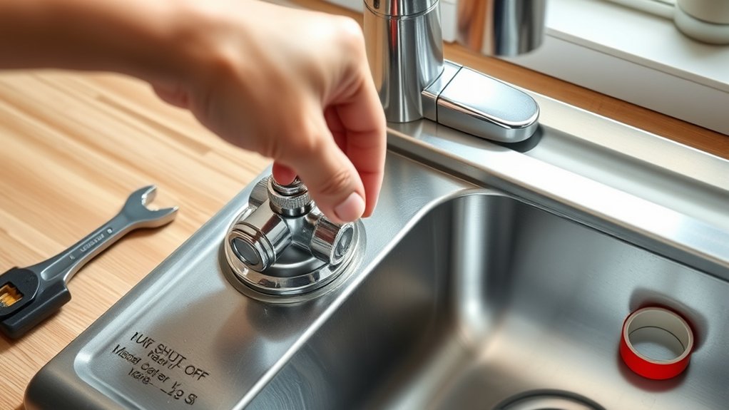 turn off water gather tools