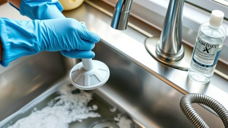 unclog kitchen drain steps
