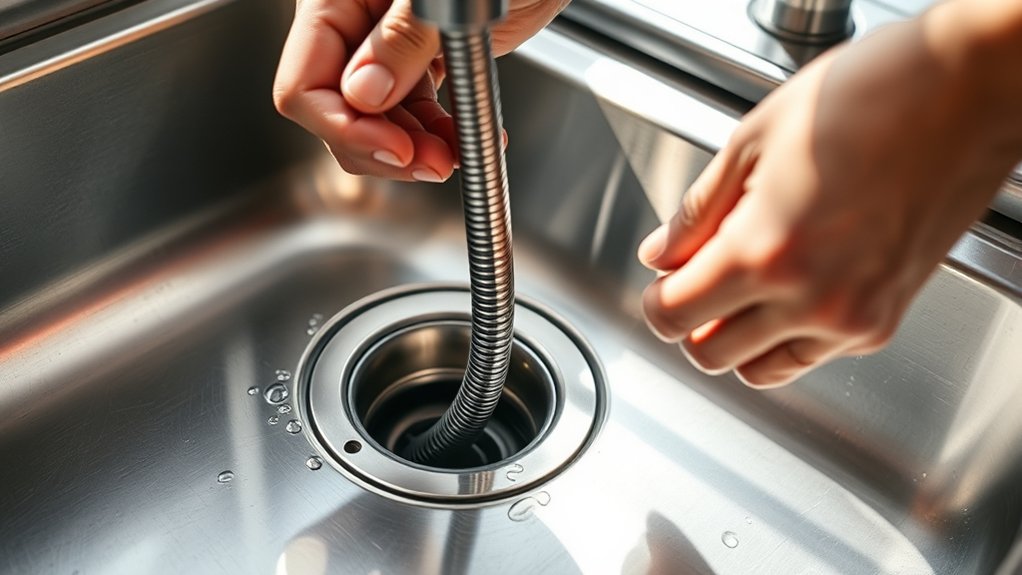 using a drain snake effectively