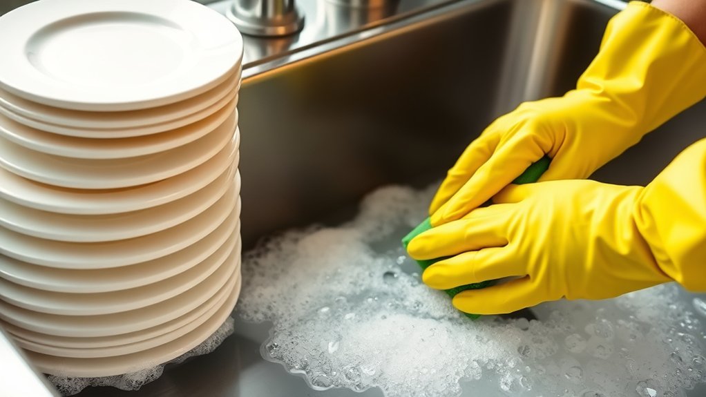 wash scrub rinse sanitize